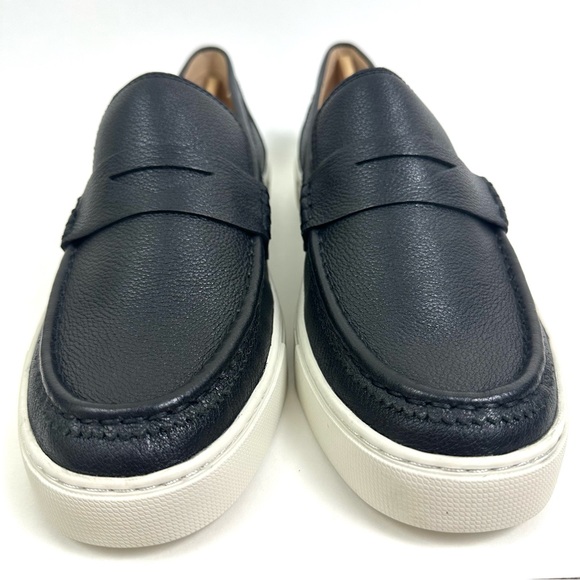 NIB Frye Ivy Black White Penny Loafer Slip On Leather Women’s Size 11 and 12 - Picture 3 of 7